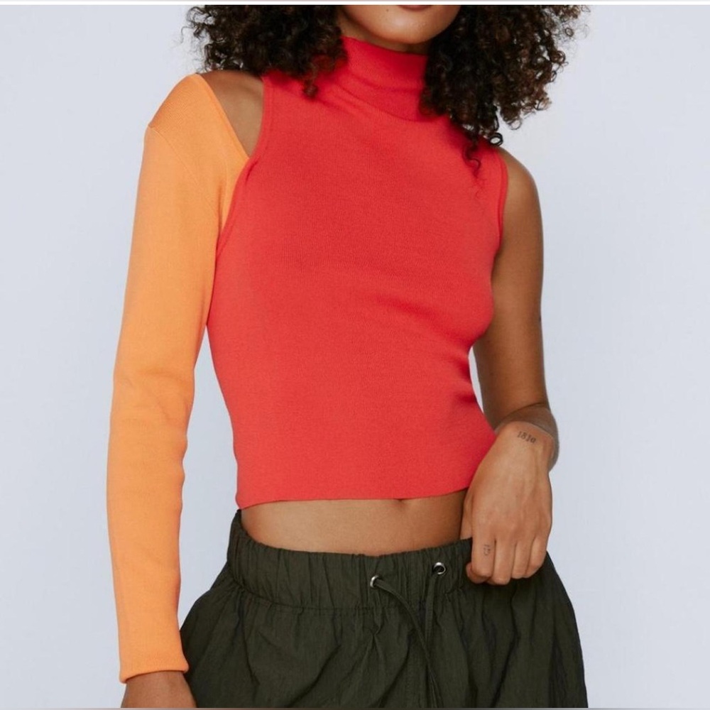 Nasty gal Asymmetrical knit Top